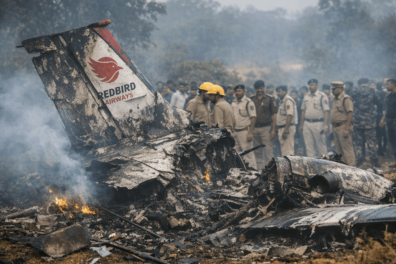 Redbird Airways air ambulance crash kills seven after Ranchi takeoff
