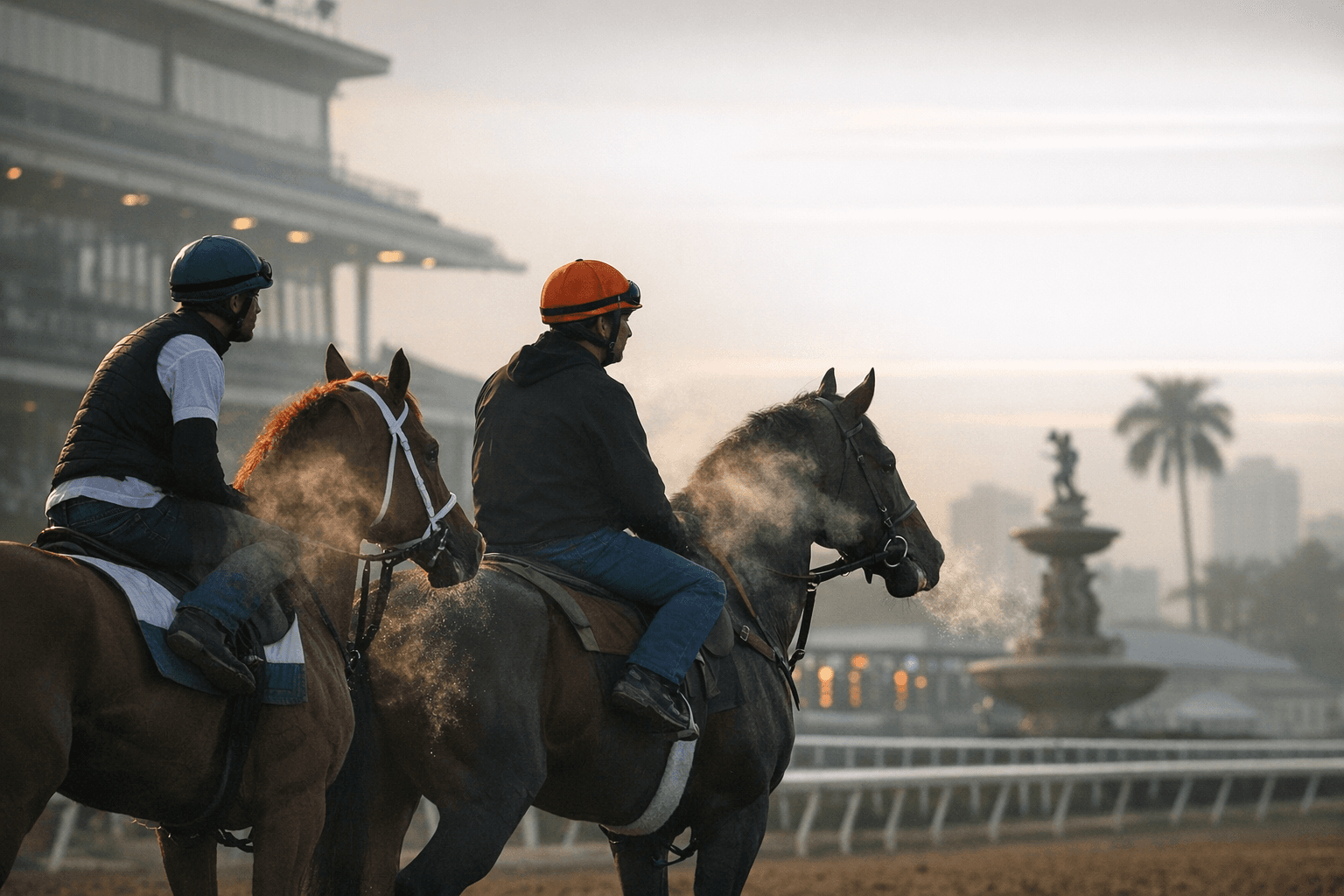 Chad Brown's Canaletto, Gustavo Delgado's The Puma Skip Fountain of Youth
