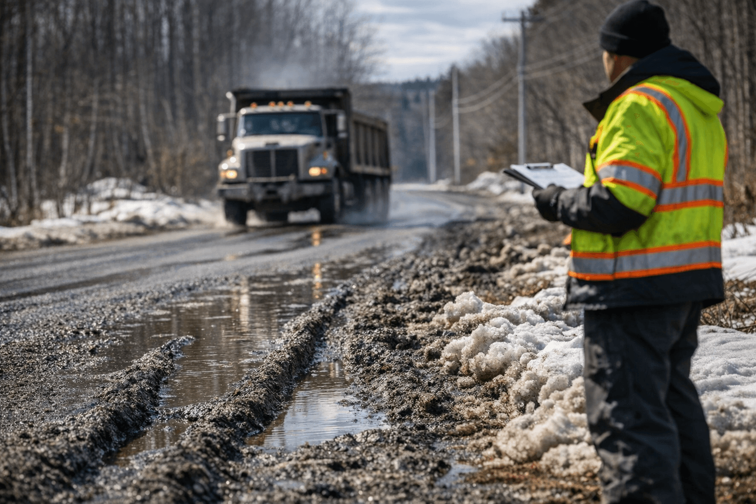Brunswick Explains Spring Thaw Road Postings and Temporary Weight Limits