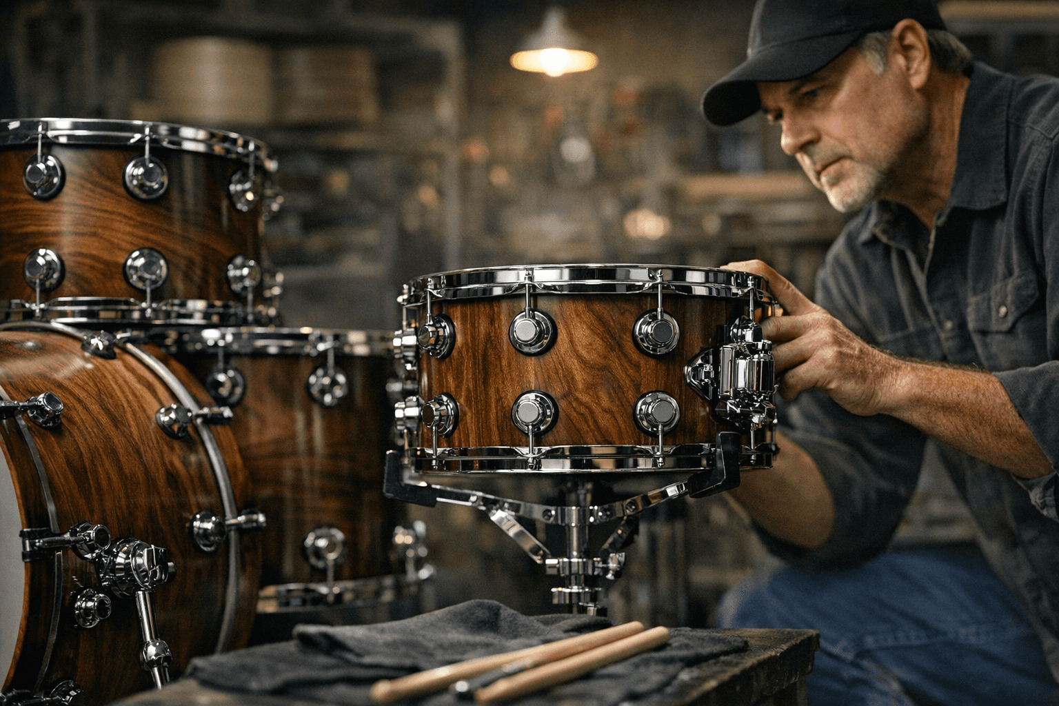 Drum Workshop Introduces First Collector's Series Made from 100% Pure Walnut