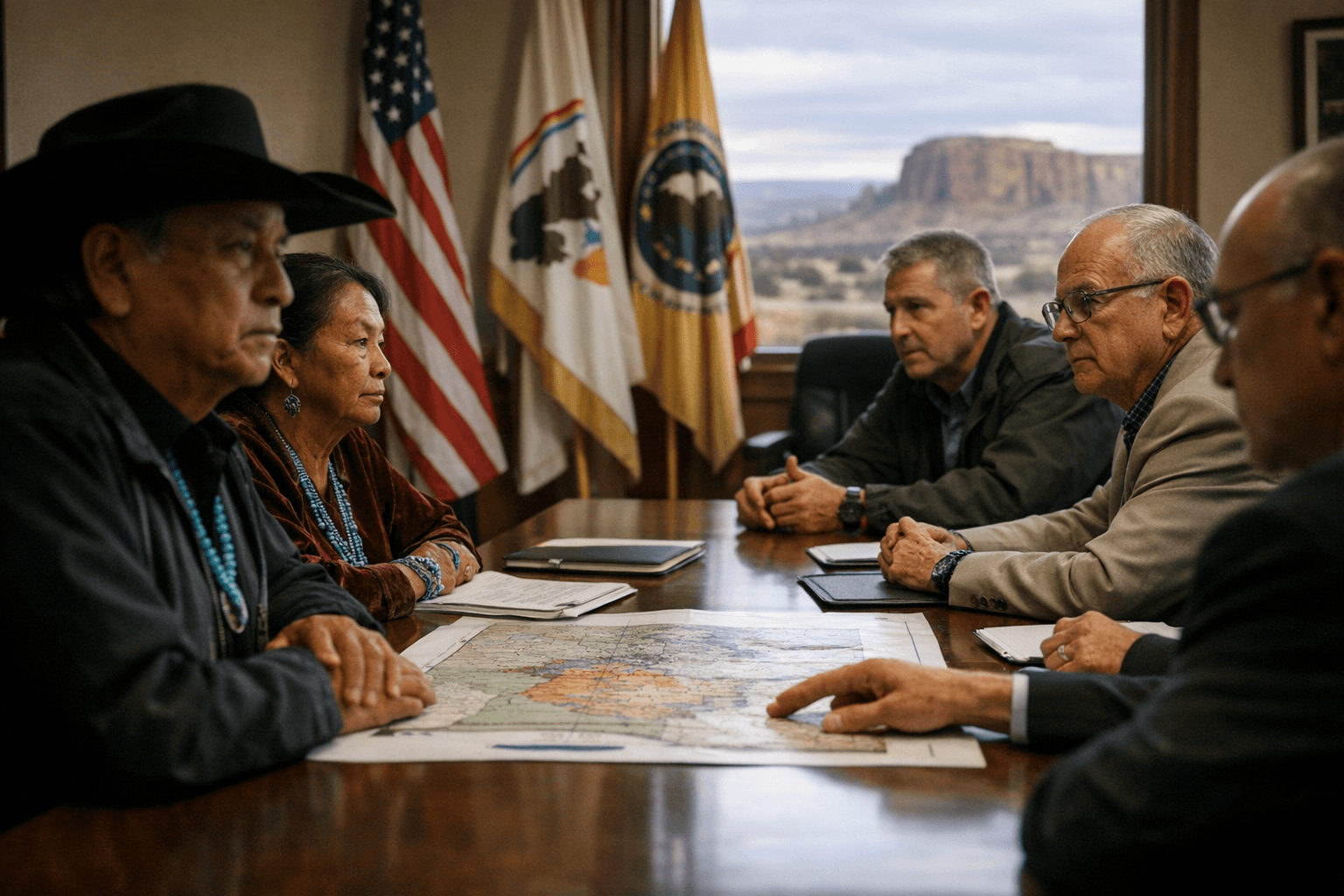 Navajo-Hopi Land Commission, BIA Meet Over Federal Land Obligations Affecting McKinley County