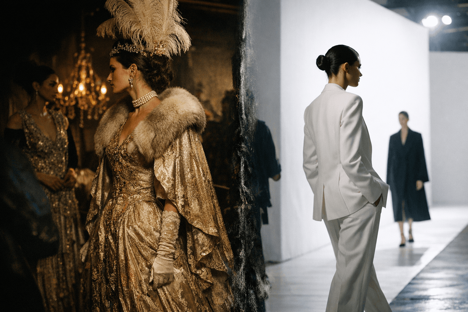London Fashion Week A/W 2026 Splits Into Vintage Drama and Refined Minimalism