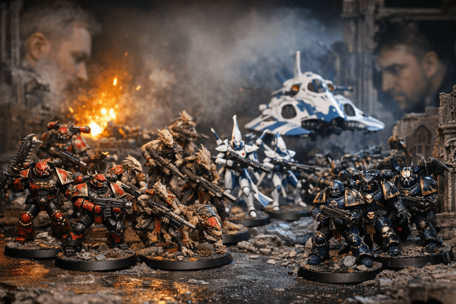 GW reveals four 40k Combat Patrols: Red Corsairs, Kroot, Eldar, Night Lords