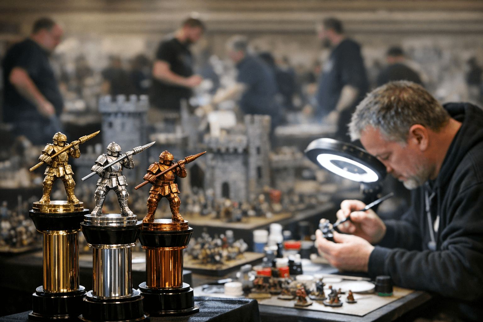 Trophies Arrive for Hammerhead Painting Competition as Caliver Books Shares Details