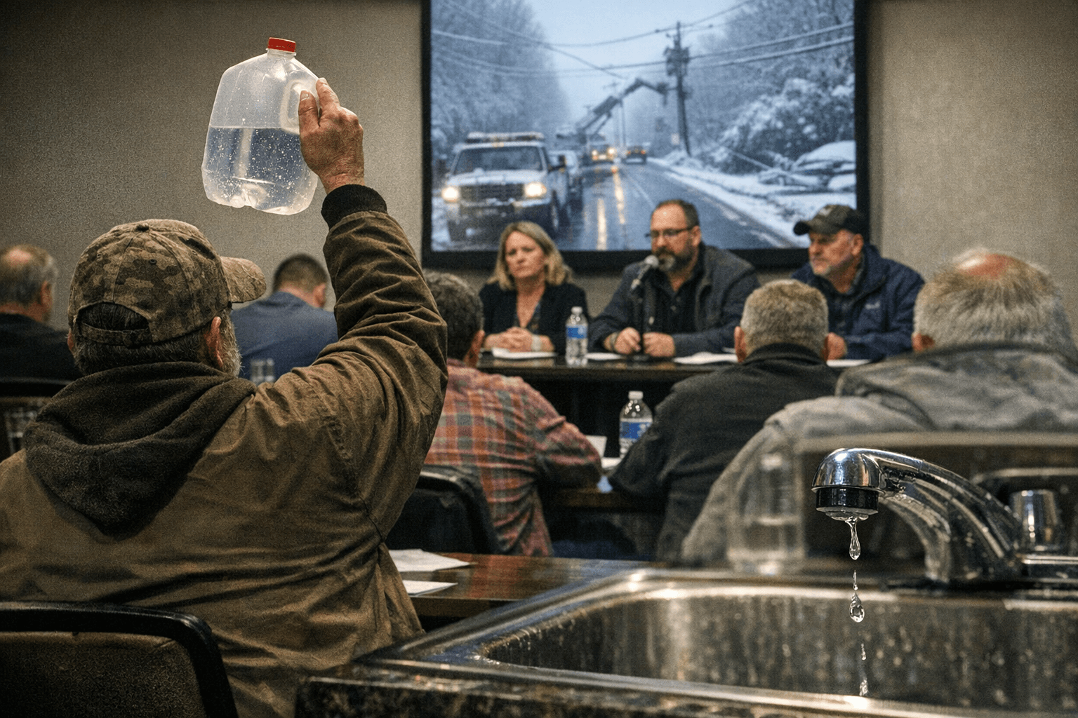Hazard Chamber Meeting Focuses on Water Interruptions, Winter Storm Recovery