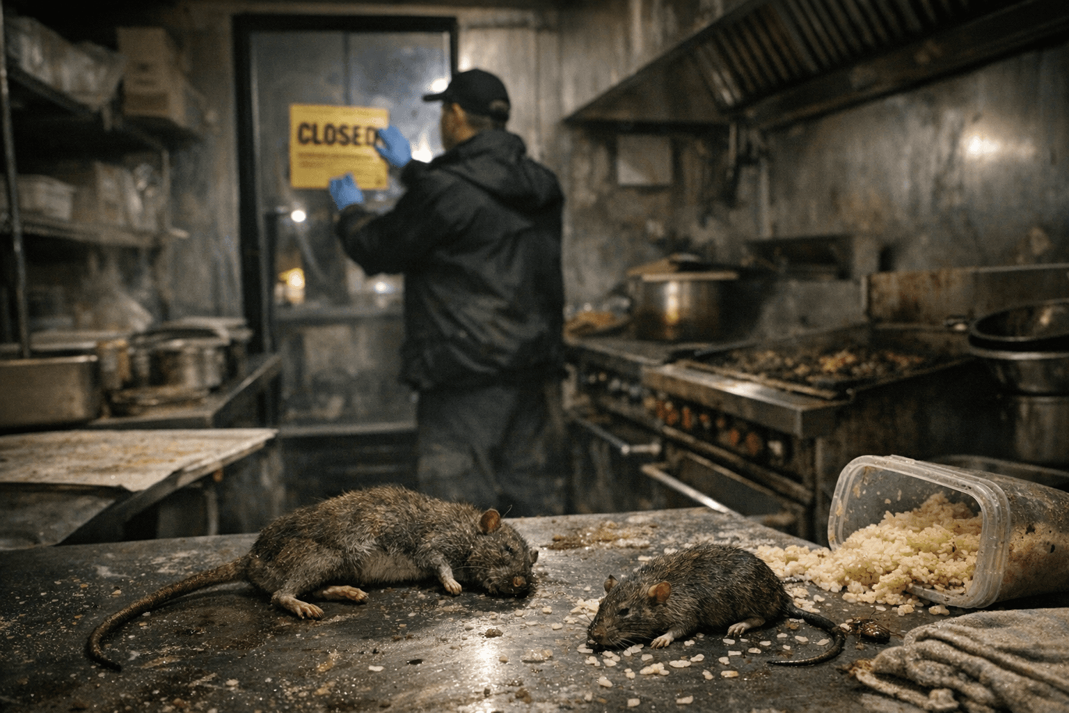 Humboldt Environmental Health Shuts Two Food-Service Sites Over Vermin, Health Risks