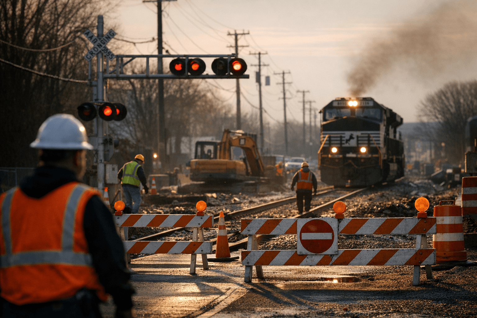 Norfolk Southern Closing South Elm Street Crossing Feb. 23 through March 6