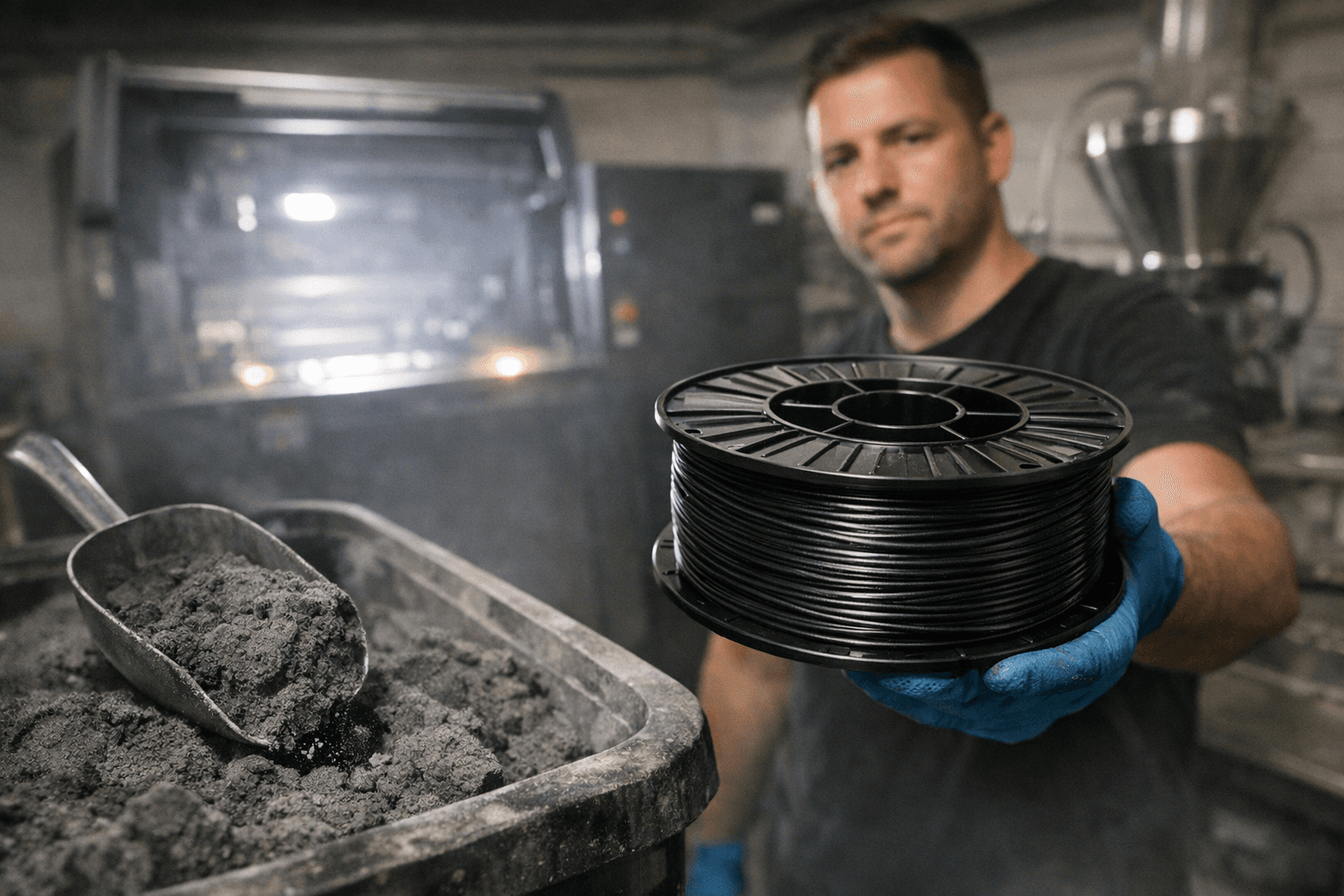 UK supplier Filamentive launches rPA12 nylon filament from 100% recycled MJF powder