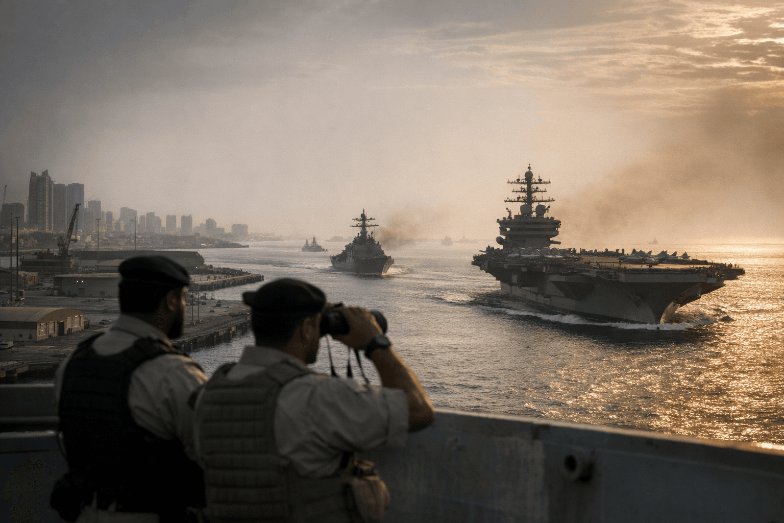 All U.S. Fifth Fleet ships leave Bahrain harbor amid Iran tensions