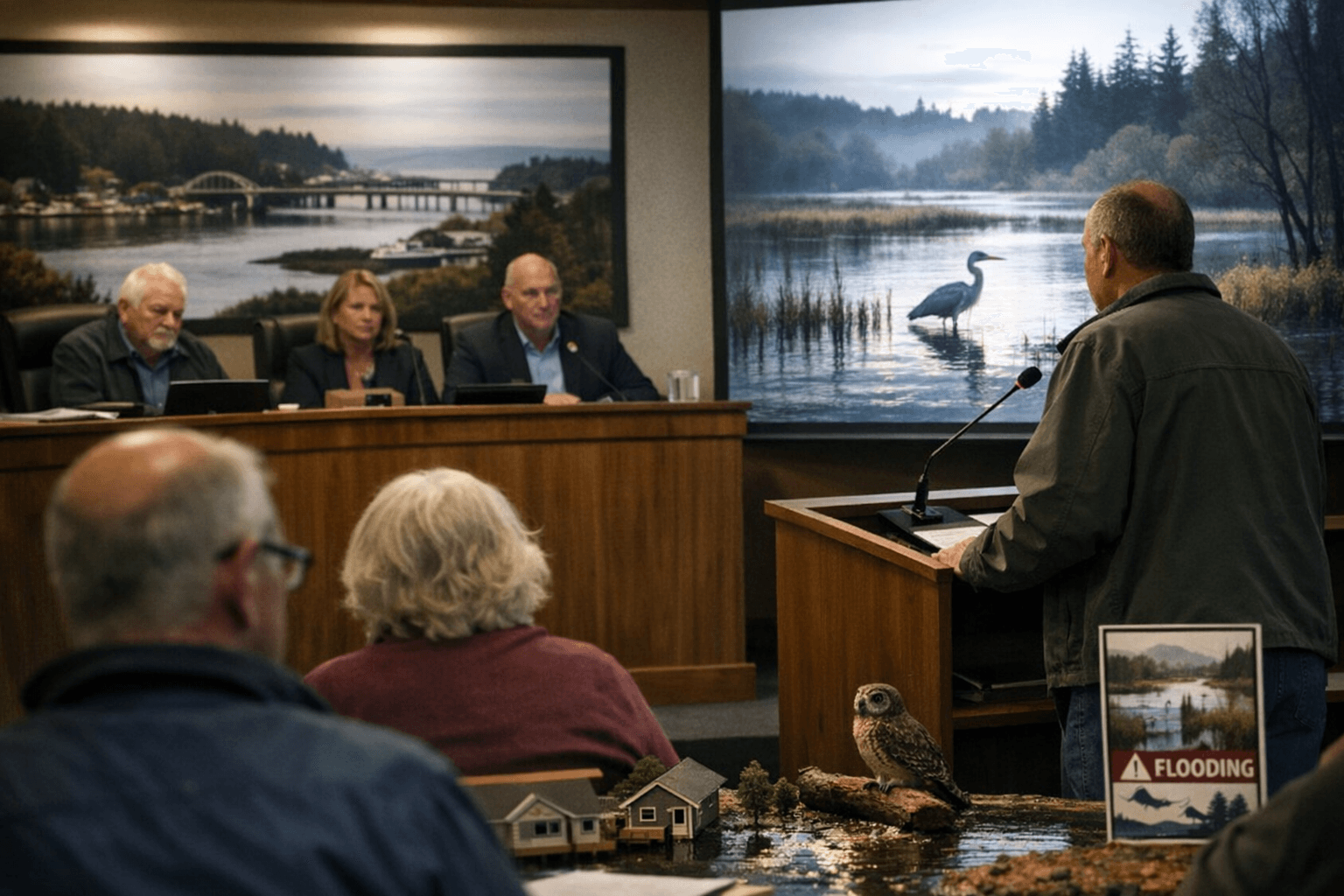 Florence Council Continues Hearing on FEMA-Required Flood Code Changes Protecting Habitat