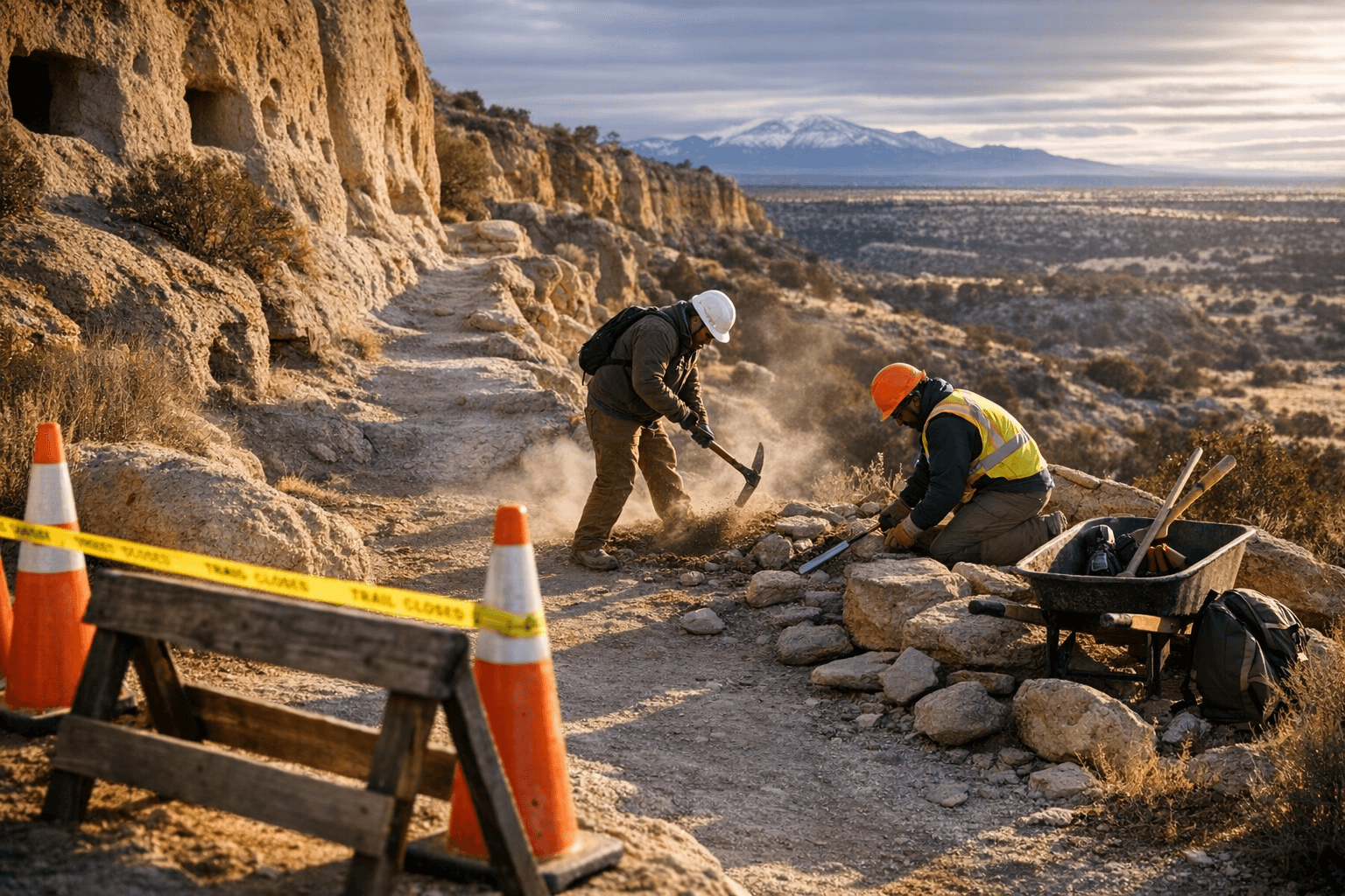 Tsankawi Unit of Bandelier Closed for Trail Improvements Through March 5