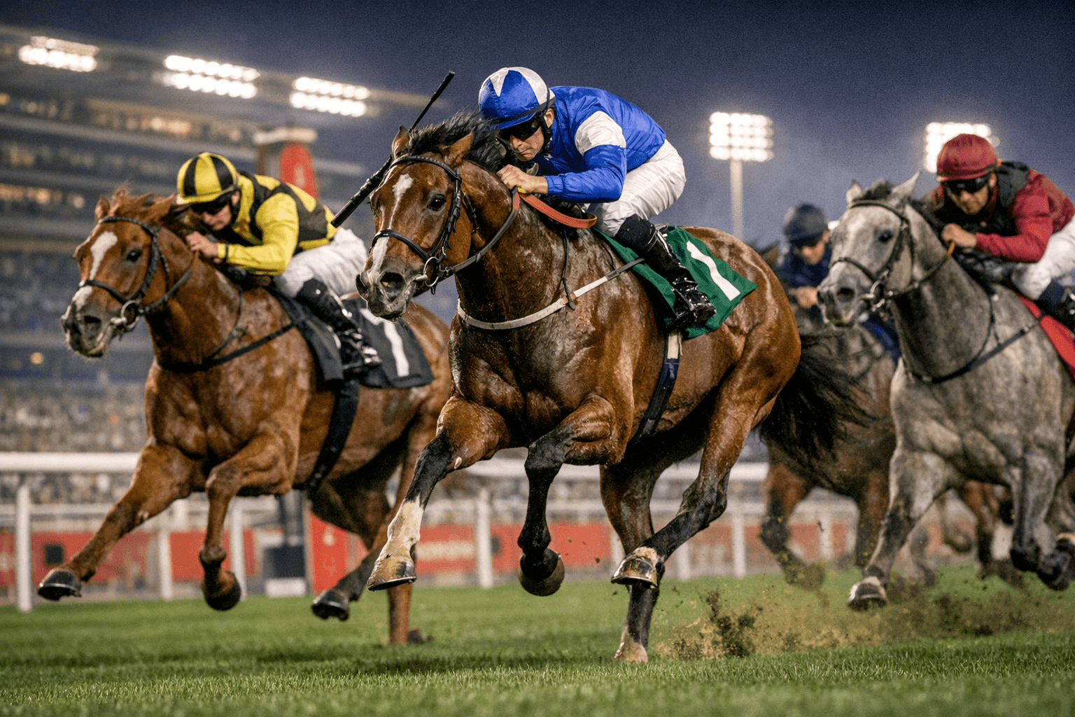 Al Nayyir (GB) Prevails in Tight 14-Furlong Group 3 at Meydan
