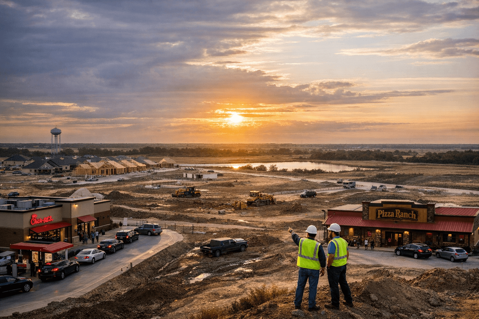 Royse City video highlights 225-acre Bearpen, Chick‑fil‑A, Pizza Ranch, subdivisions