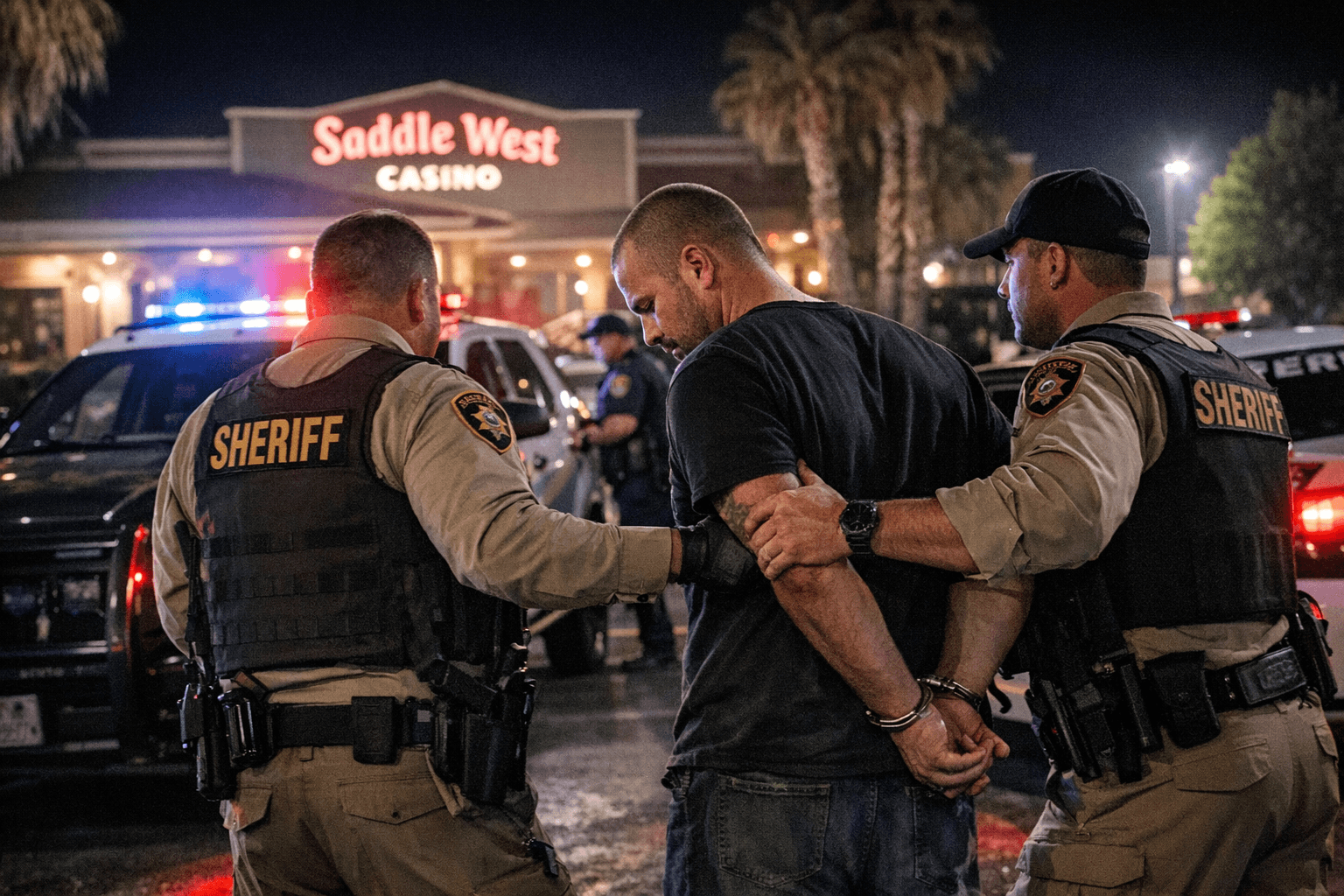 Suspect Arrested After Confrontation at Saddle West Casino in Pahrump