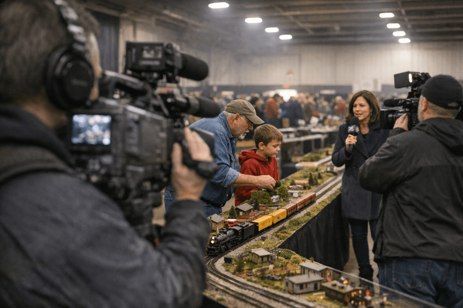 Great Train Show in Girard Draws Local TV Coverage, Weekend Hours