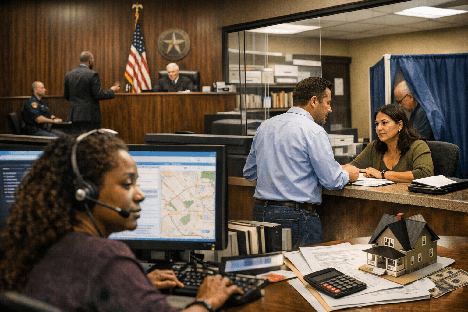 How to Reach Harris County 311, Clerk, Property Tax, Courts and Elections