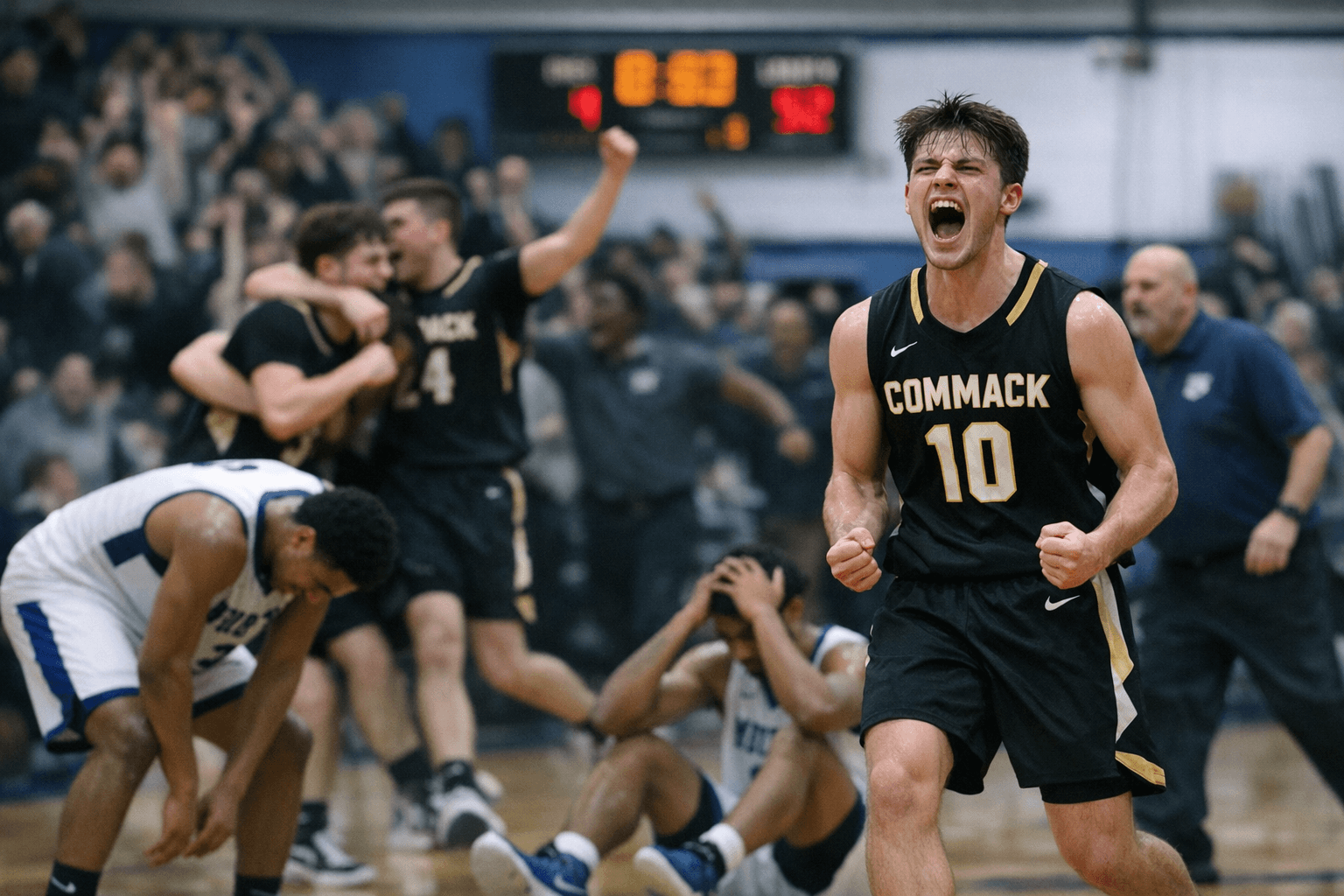 Commack Upsets North Babylon 54-52, Advances in Suffolk Class AAA