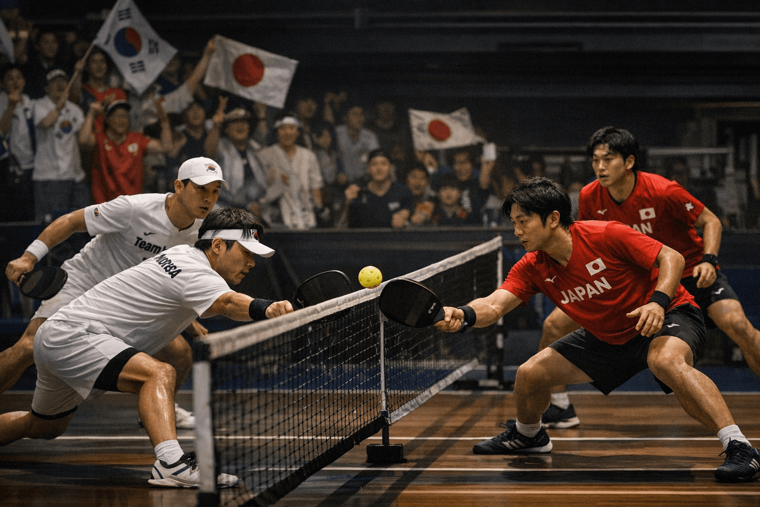 YouTube Stream Shows Korea, Japan Draw in Tactical 2026 Pickleball Match
