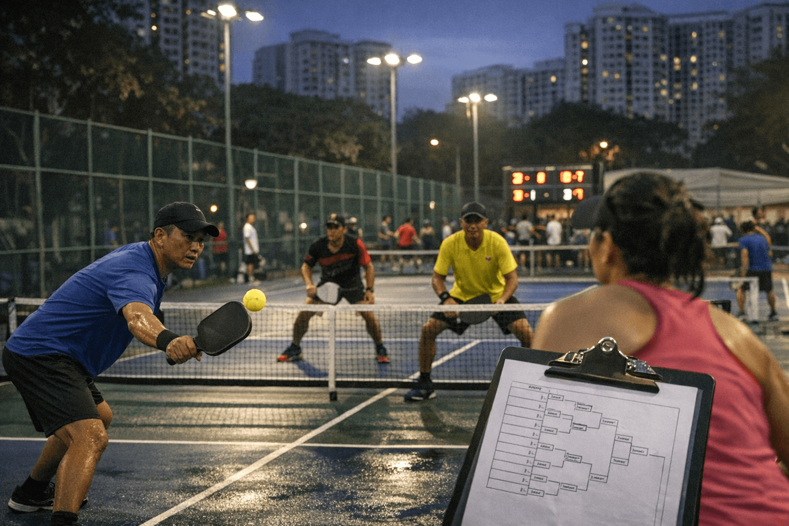 Tampines Pickleball League releases updated divisional draw, fixtures through late March