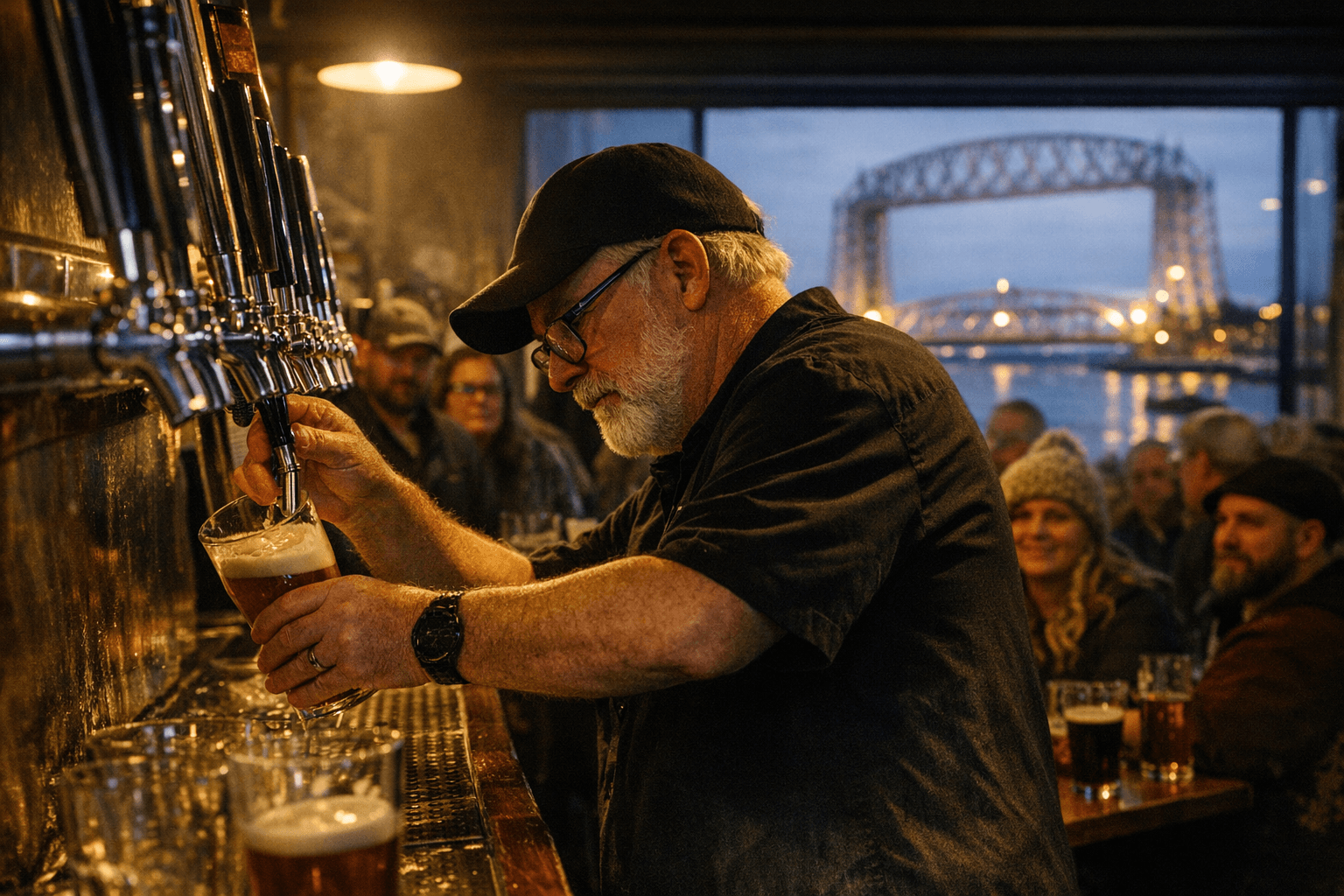 Owner Dave Hoops hosts final pour as Duluth Canal Park brewery closes