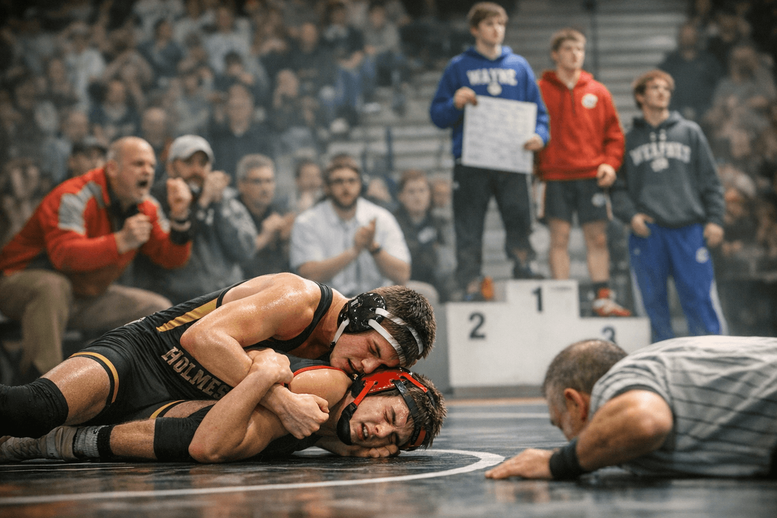 WKLM Posts Feb. 21 Wrestling Results, Qualifiers for Holmes and Wayne Schools