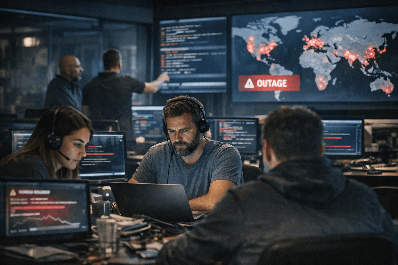 monday.com Status Reports Global Incident and Maintenance, Mobilizing Teams