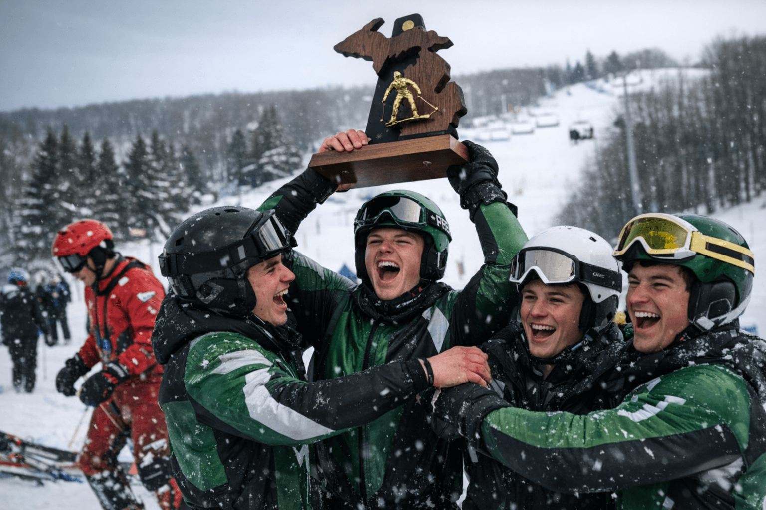 Traverse City West Boys Outscore Marquette to Claim Division 1 Ski Title