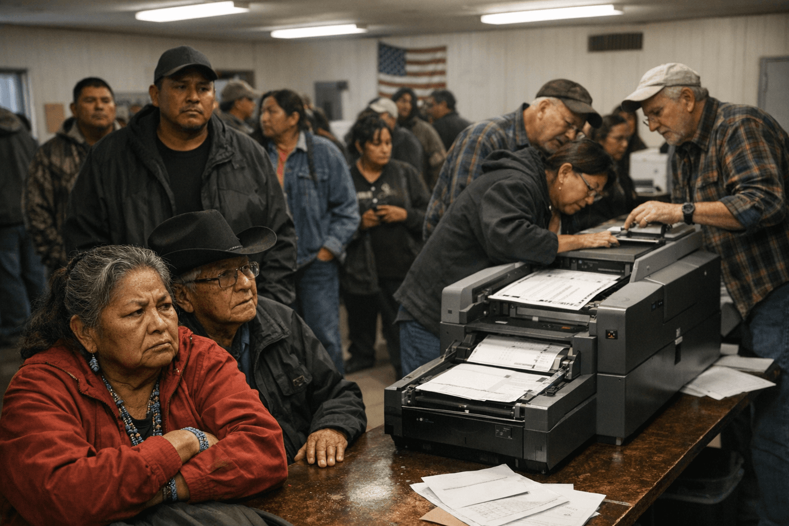 Ballot-printing glitches cause long waits, anger Navajo Nation voters in Apache County
