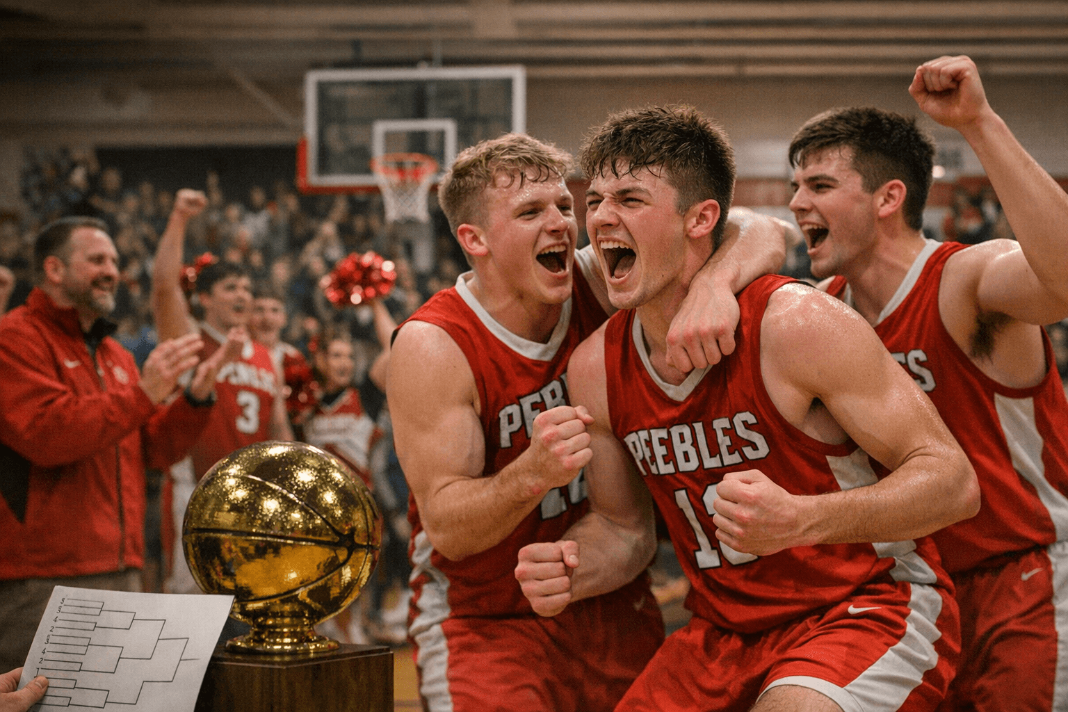 Peebles boys basketball earns No. 1 seed in Division VI Southeast District