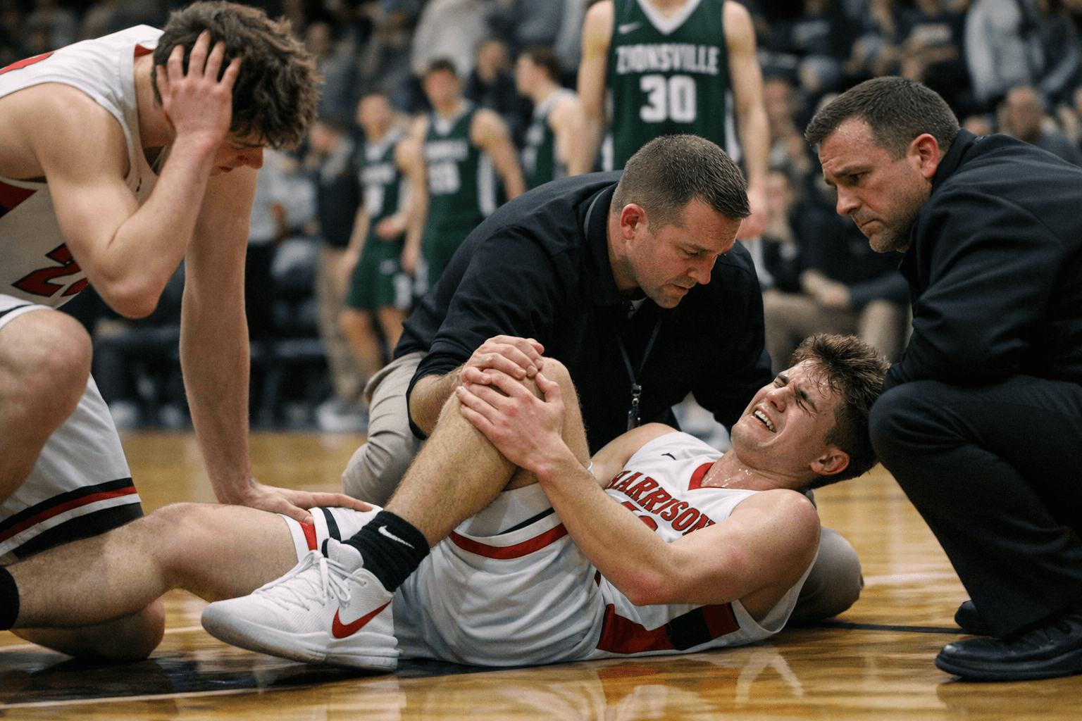 Harrison Reeling After Brady Henchon's Knee Injury, Raiders Stay Confident