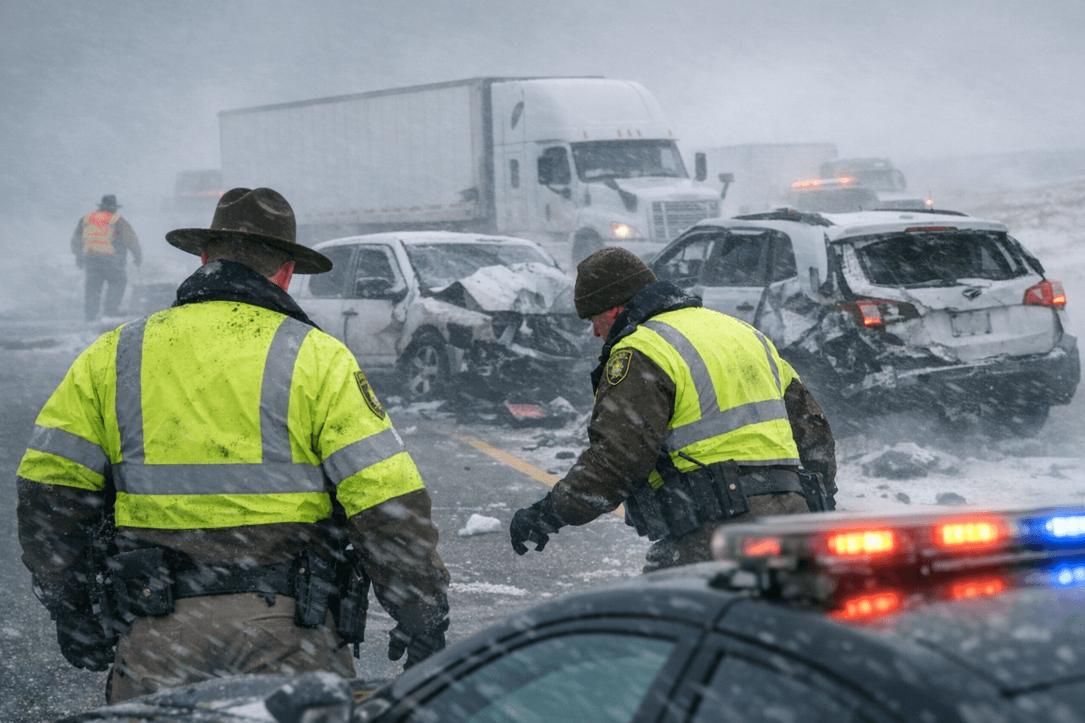 Extreme Winds, Blowing Snow Close I-80 Between Laramie and Rawlins; Multiple Crashes