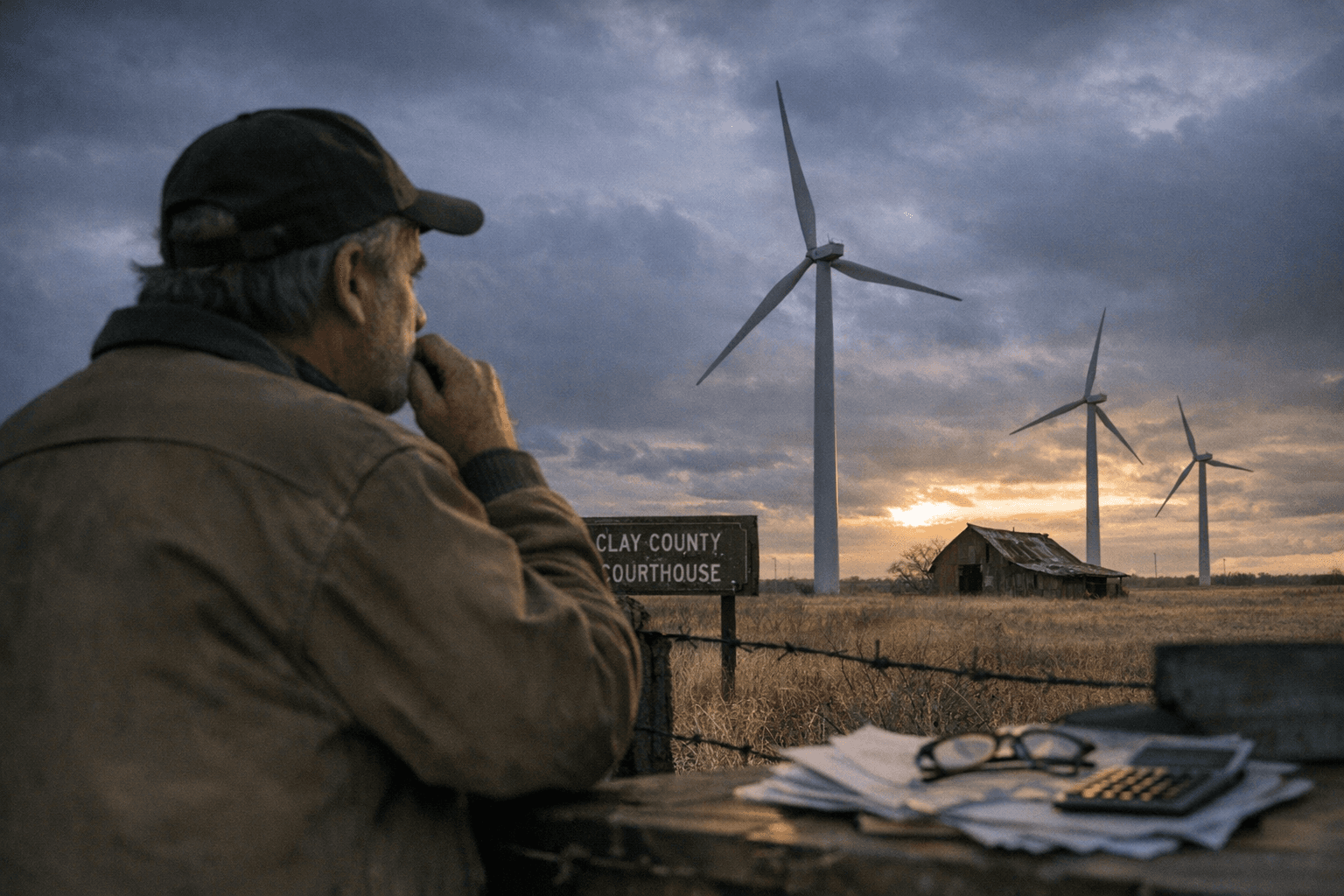 Clay County Faces $1.5M Shortfall After Shannon Wind Farms Bankruptcy