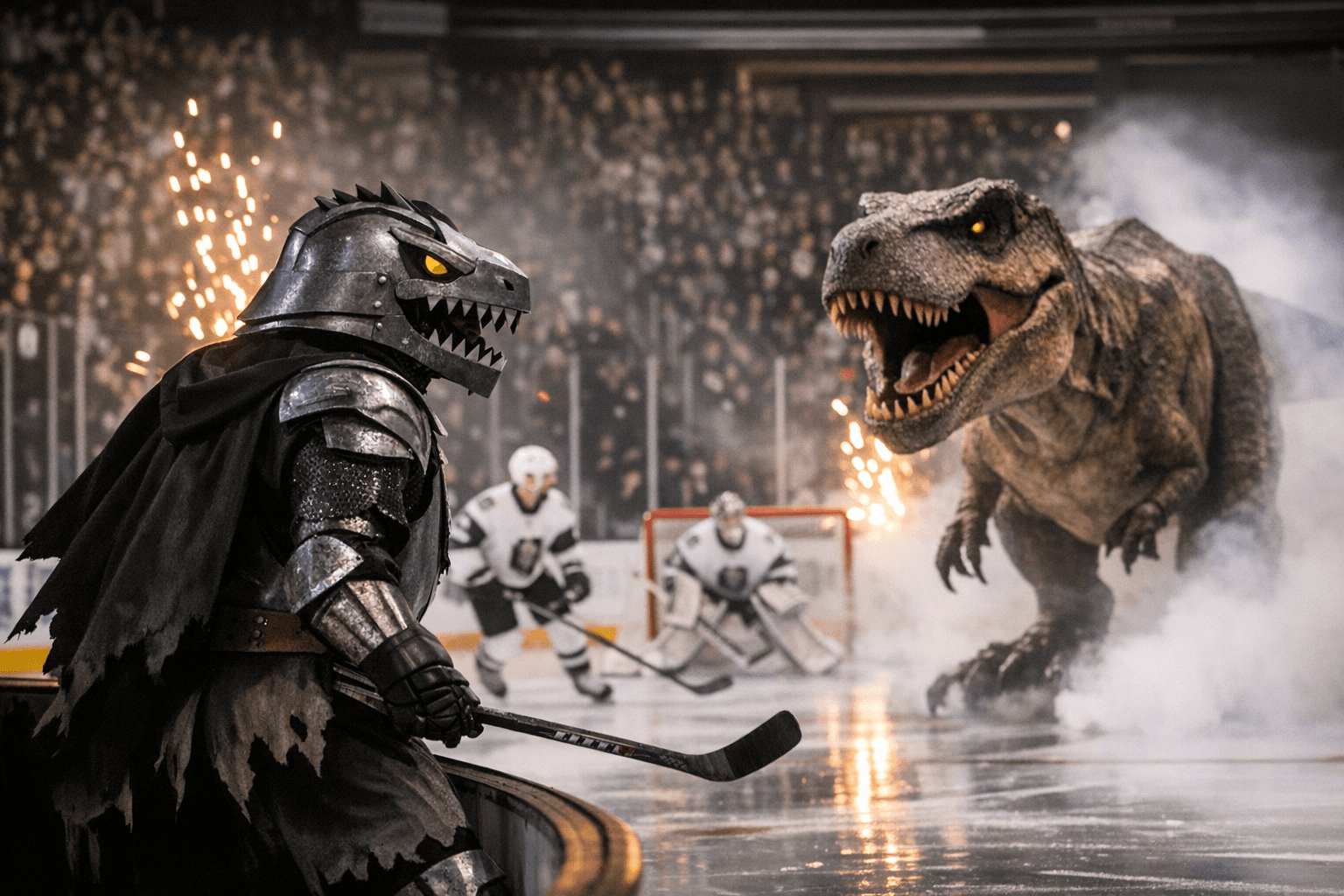 Henderson Silver Knights unveil Jurassic Knight promotion March 1 vs Colorado Eagles