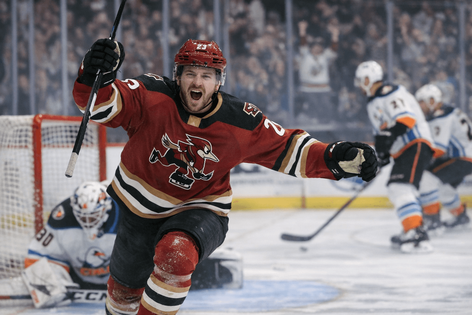 Perunovich OT Goal Gives Roadrunners 2-1 Win Over Gulls