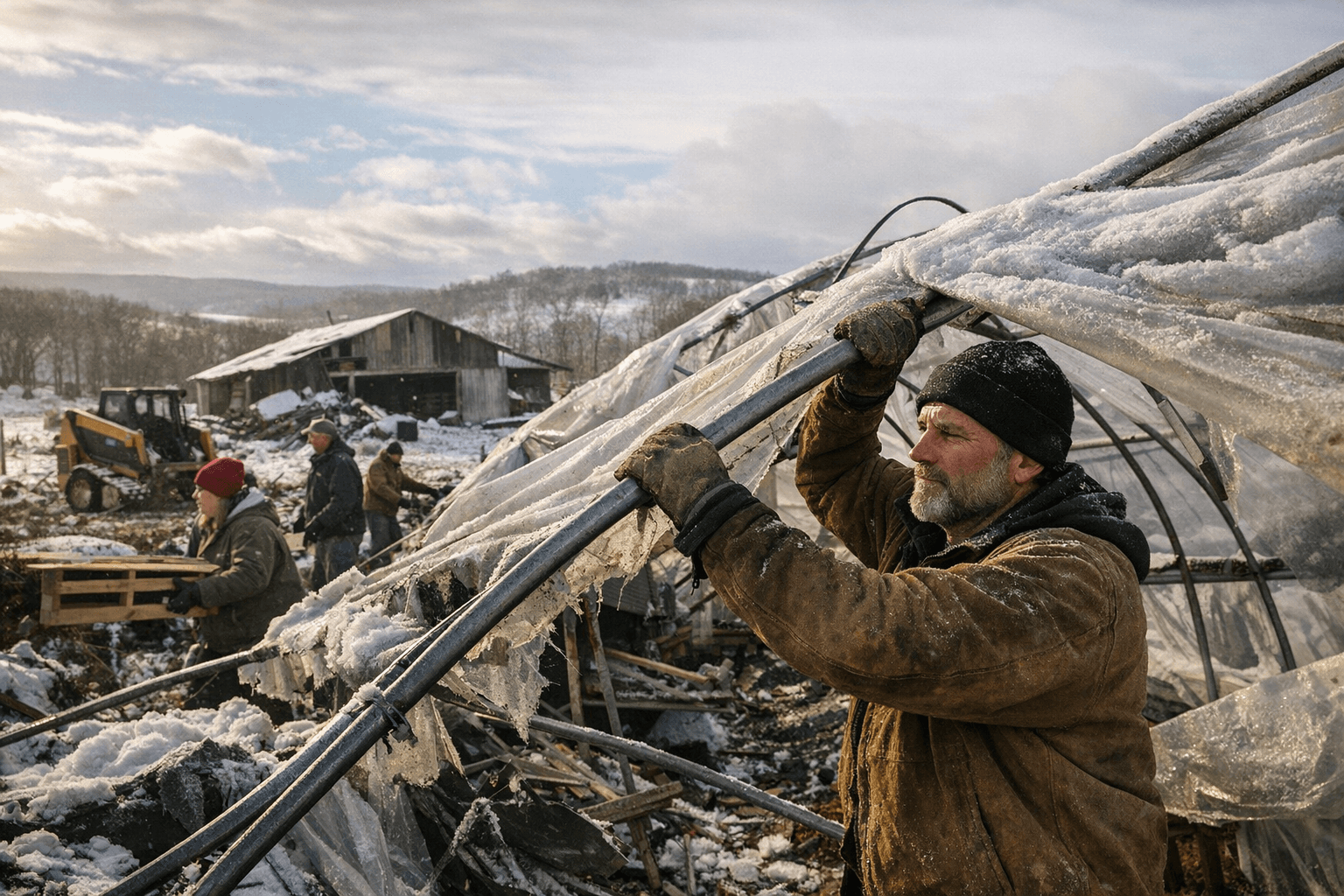 Community Support Fuels Etta Hills Farm Recovery After Winter Storm Fern