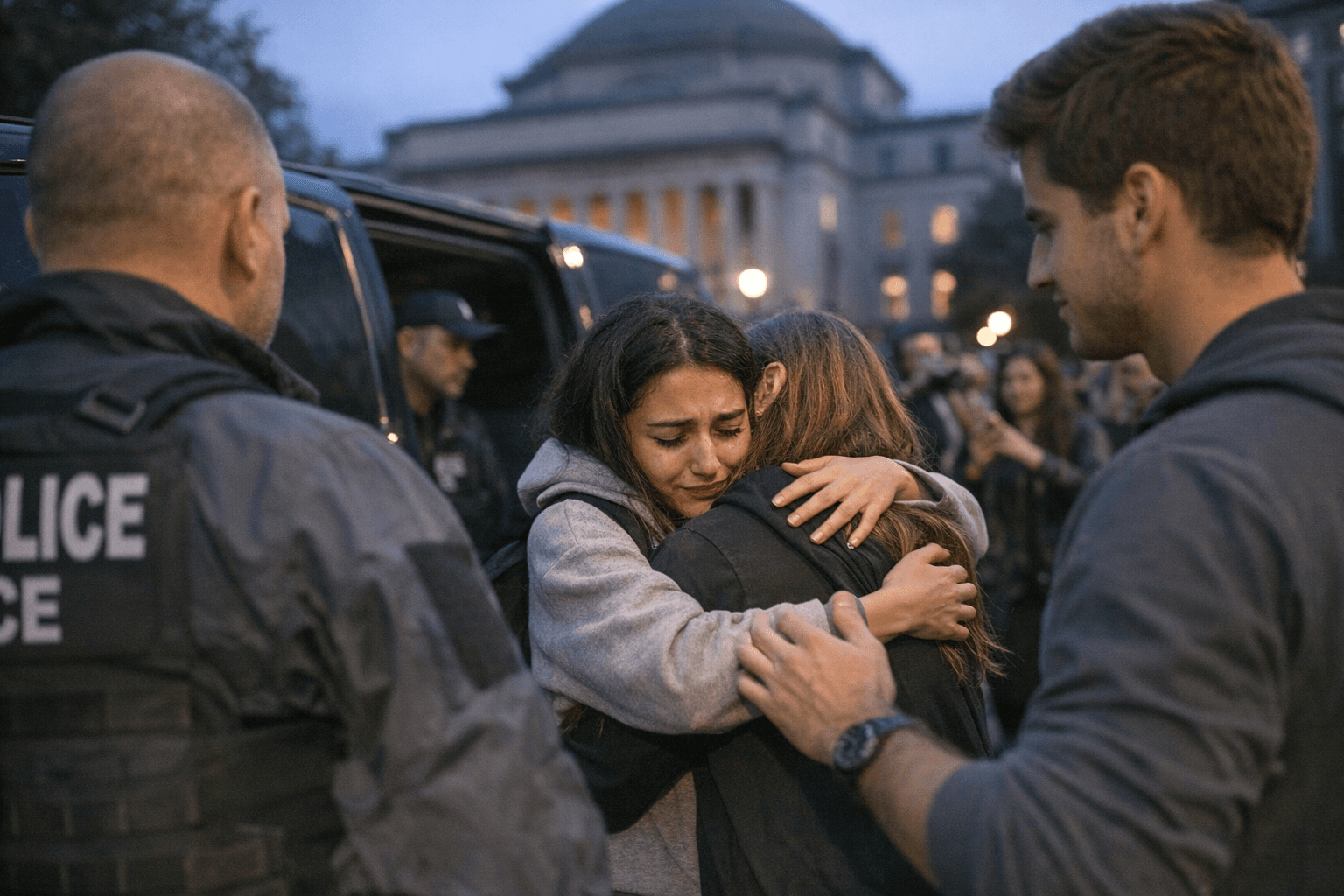 Columbia student detained by ICE at campus released after visa revocation claim