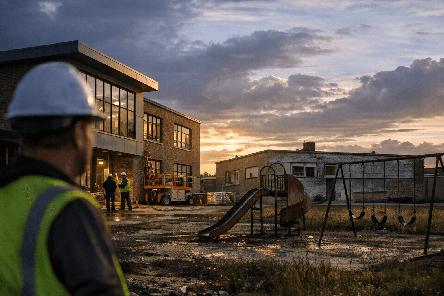 Storm Lake School Addition Nears Completion; District Weighs East Elementary's Future