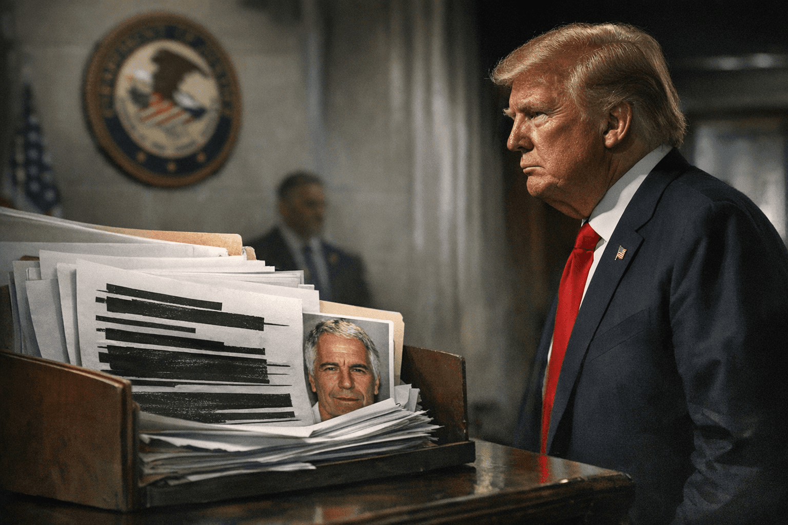 DOJ opens probe into withheld Epstein file pages alleging President Trump