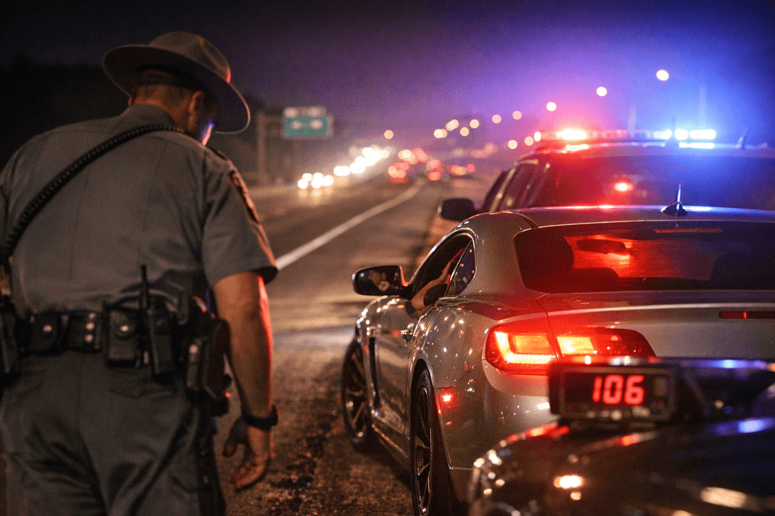 Officers Stop Speeding Drivers on Route 15; One Clocked 106 MPH