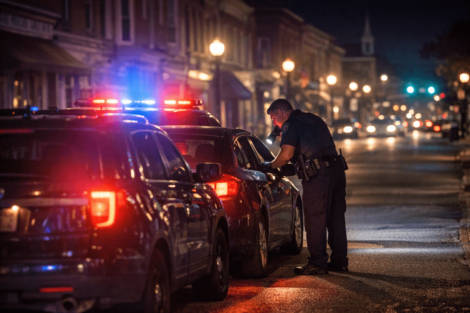 Late-Night Traffic Stop Recorded on 500 Block of Market Street in Lewisburg
