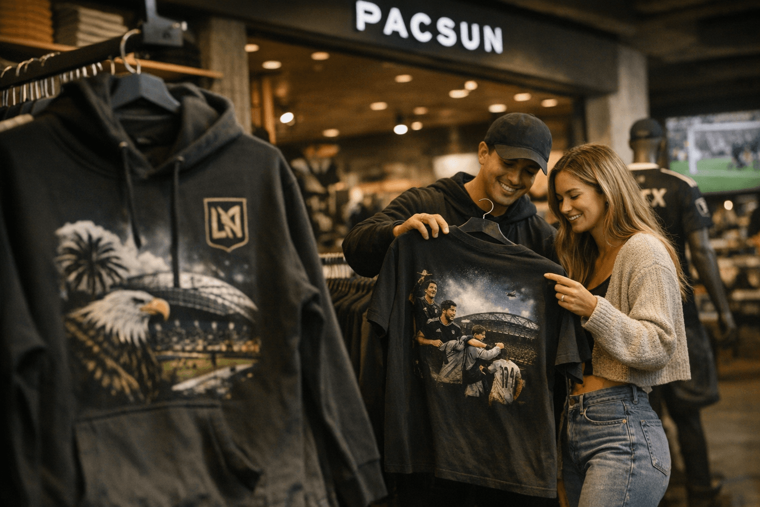 PacSun Drops LAFC Capsule Featuring Commemorative Tee and Hoodie at 20 Stores