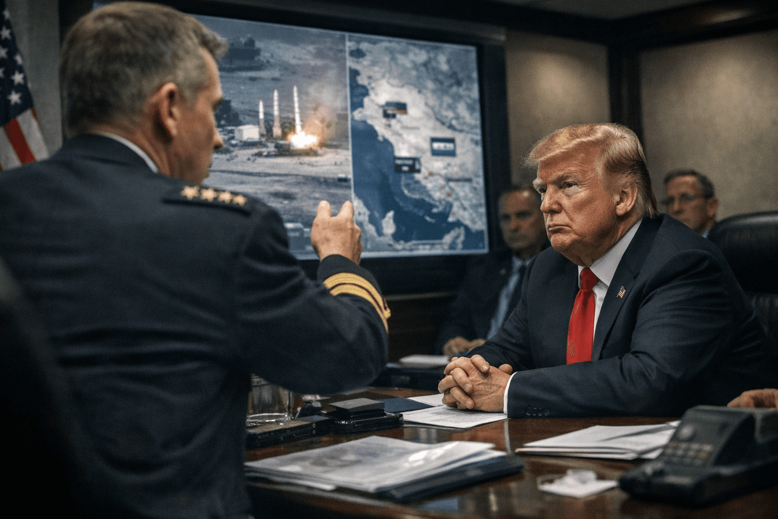 CENTCOM chief briefed Trump on Iran military options, raising risks