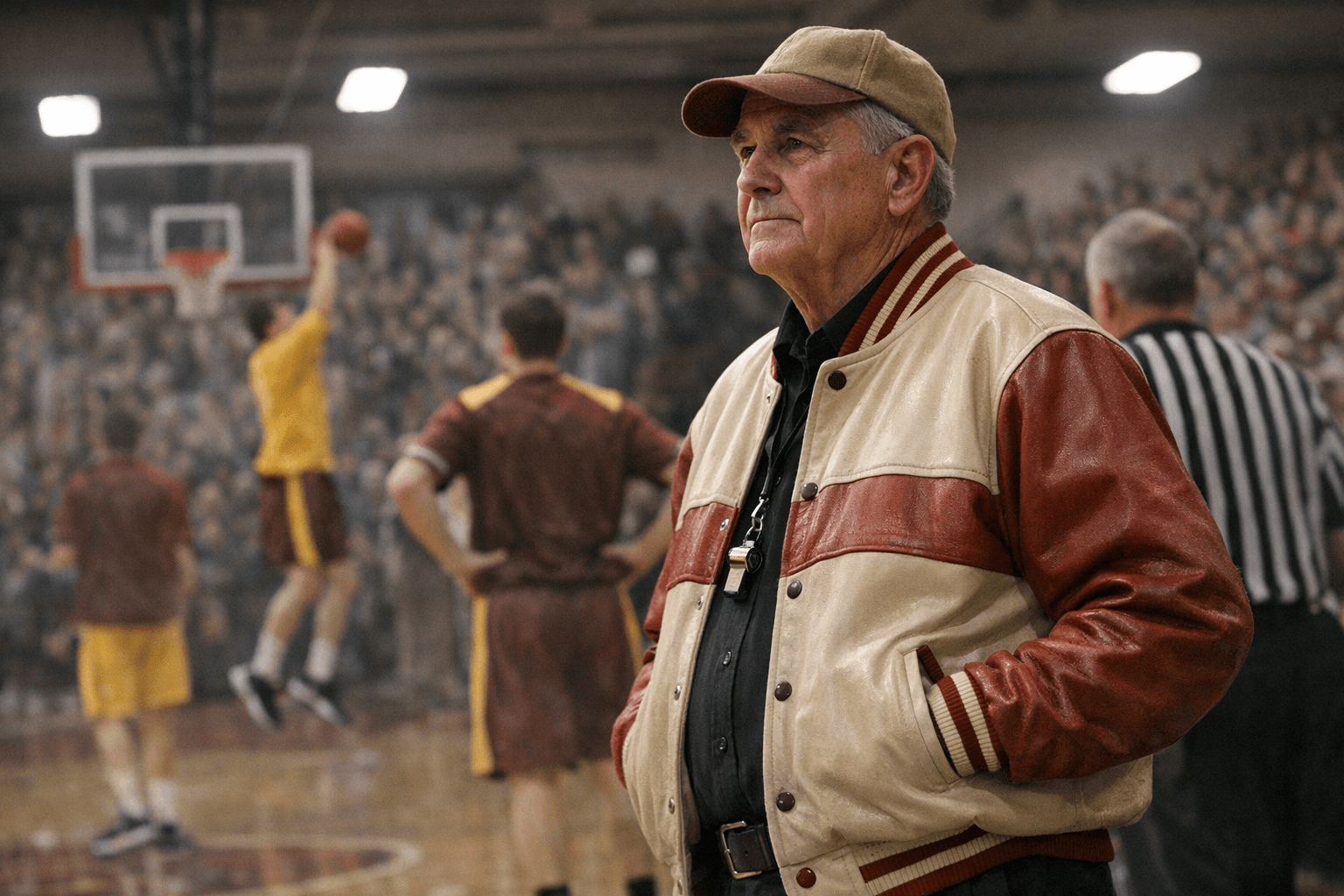 Longtime Indiana Official Steve Morris Wears Hoosiers Jackets Before Classic Matchups