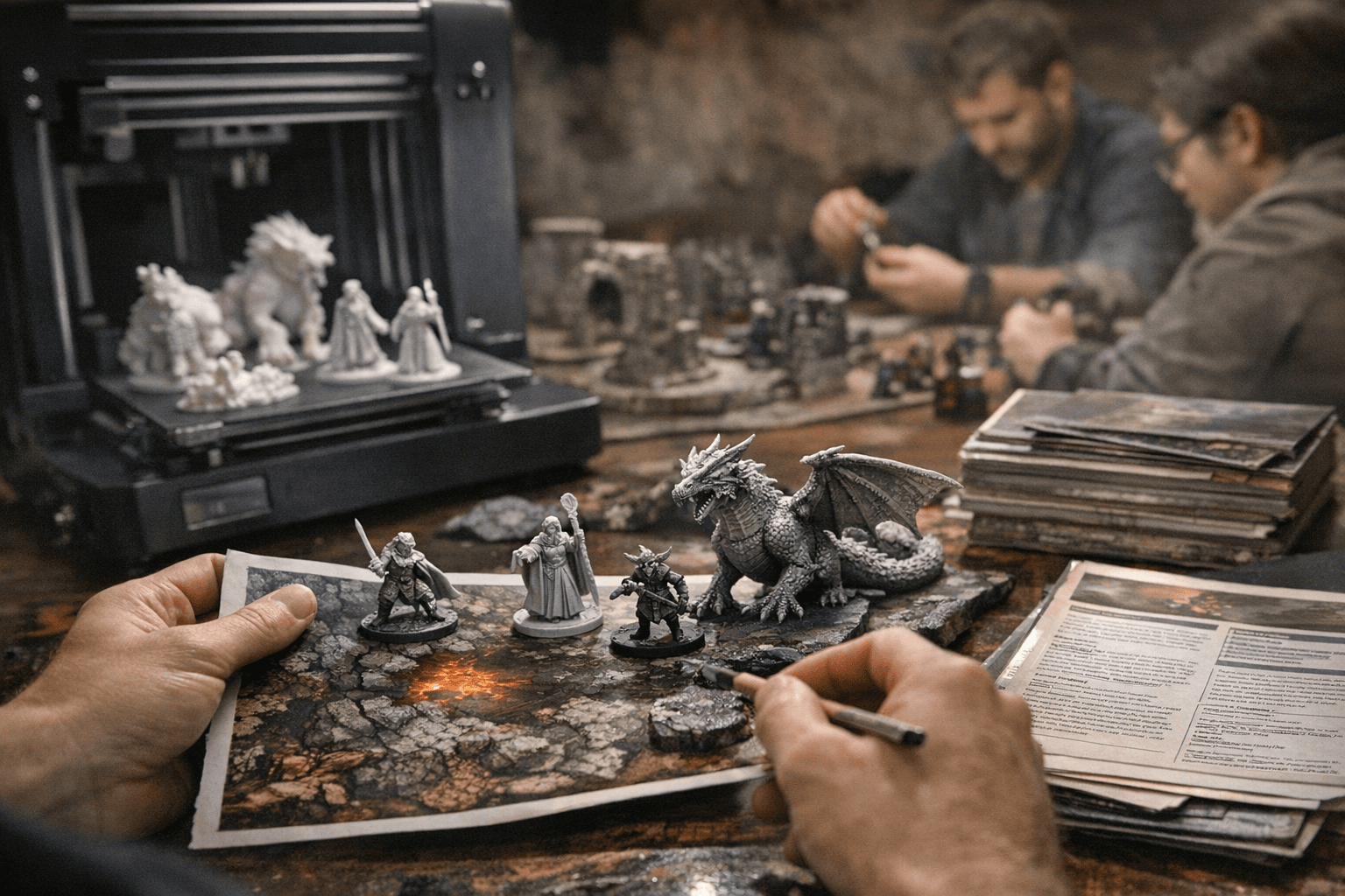 Paizo launches Paizo Printables for official 3D-printable minis and encounter PDFs