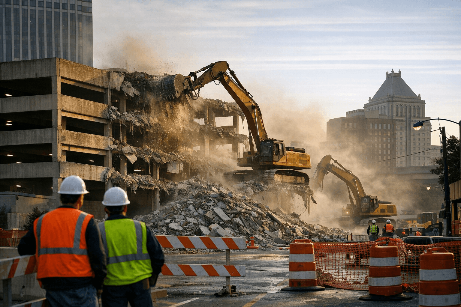 Greensboro to Demolish Davie Street Parking Deck, March Road Closures