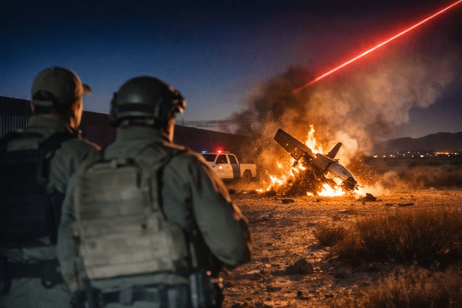 Pentagon shoots down Border Patrol drone with laser near Fort Hancock, Texas