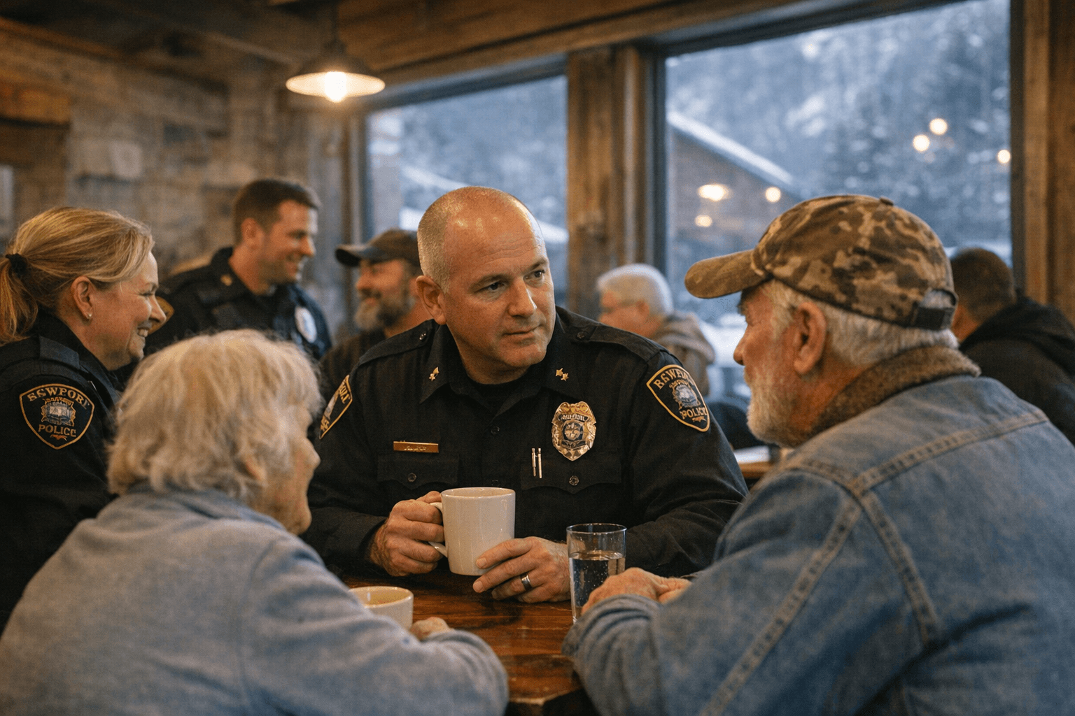 Newport Police Host Grounds for Conversation Coffee Drop-In Feb. 26 at Snowbird