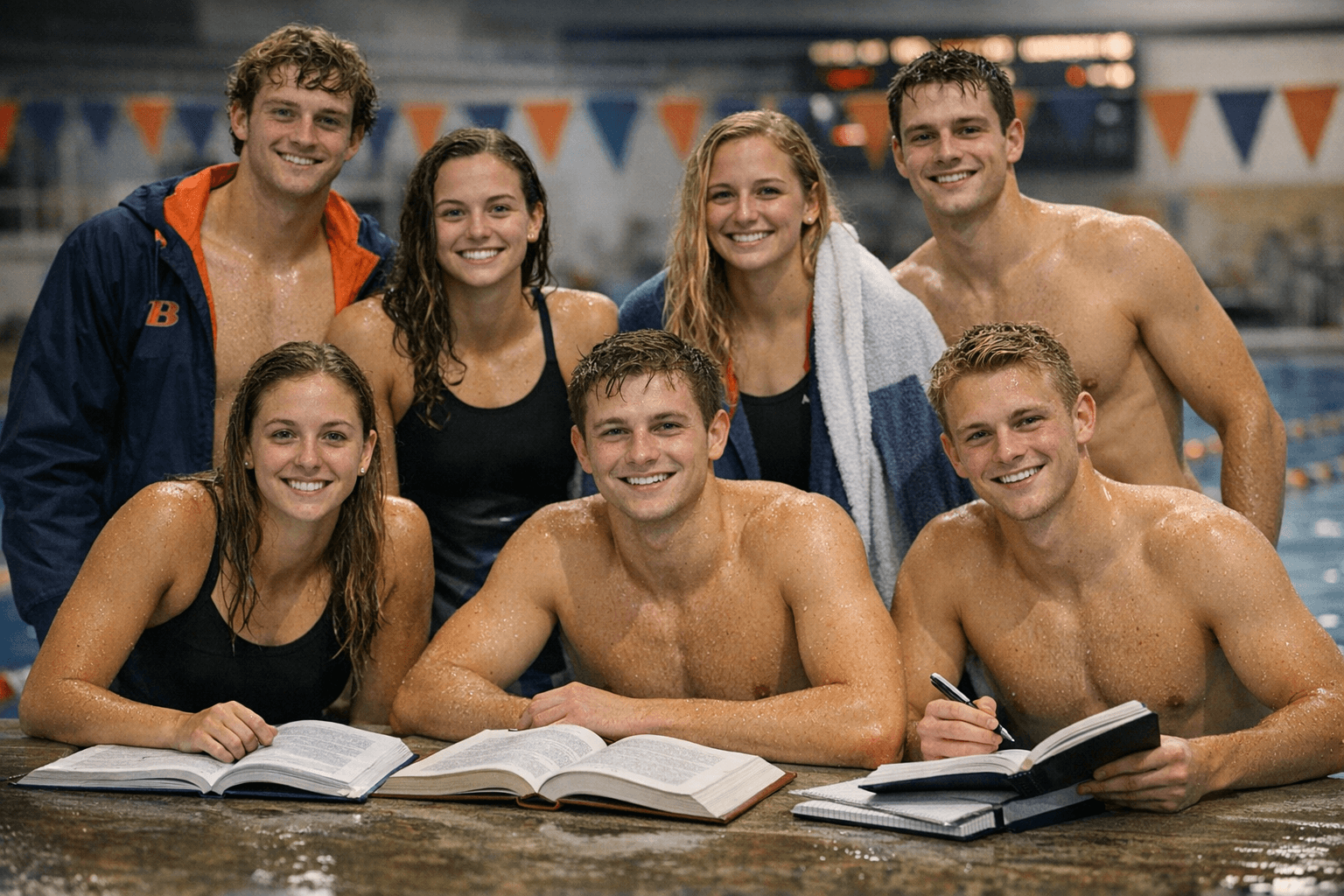 Seven Bucknell Swimmers Earn Academic All-Patriot League Honors in Union County