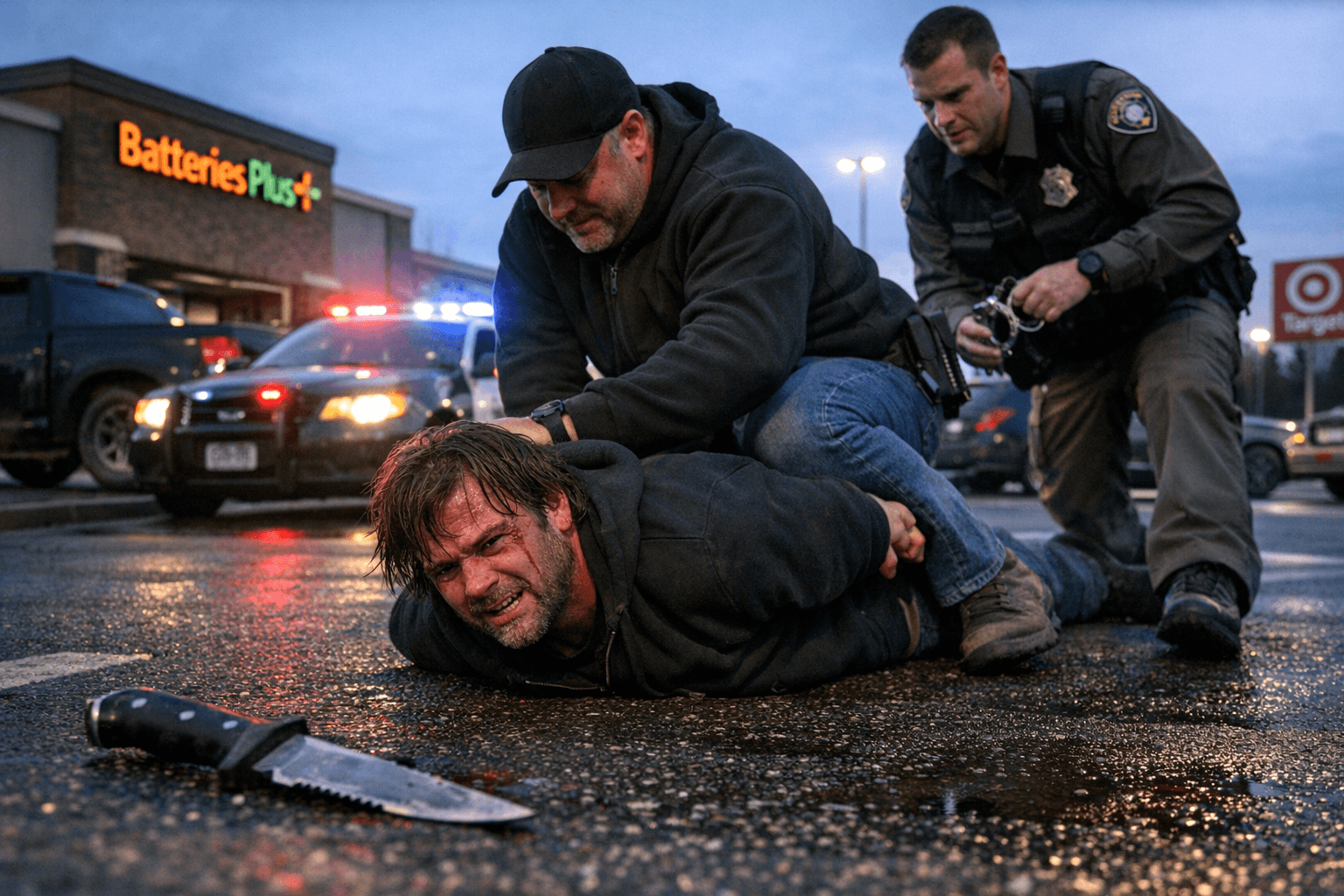 Athol Man Booked After Coeur d'Alene Knife Threat, Disarmed by Citizen