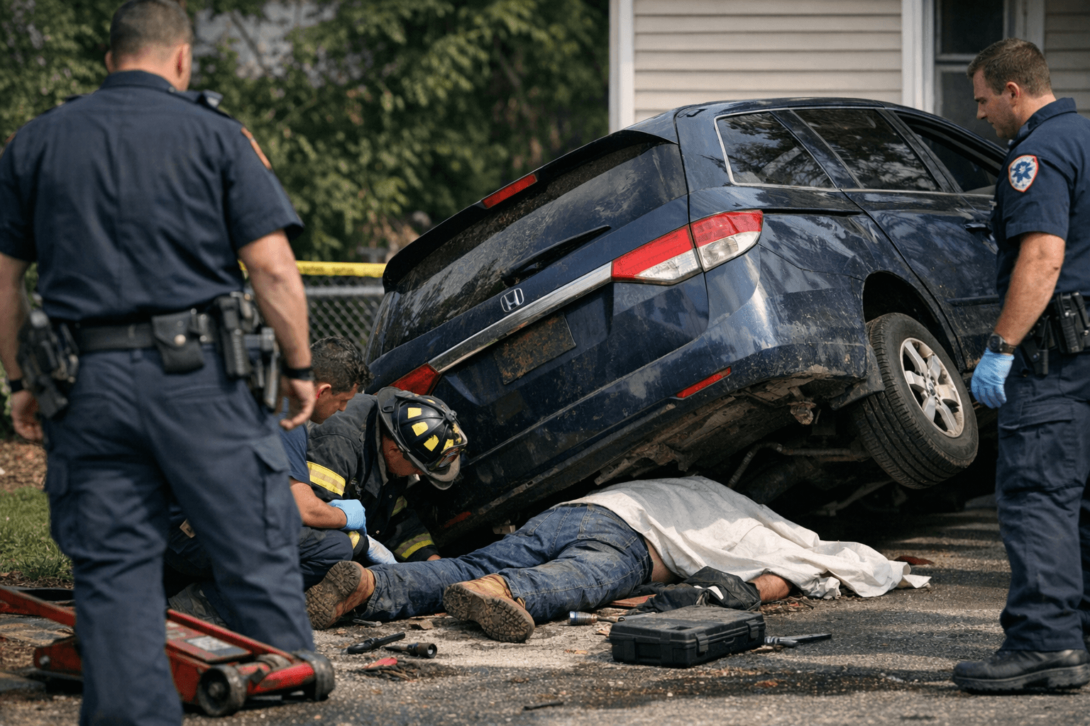 Mastic Beach Man Killed When Vehicle Falls on Him Outside Home
